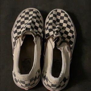 Vans checkered shoes